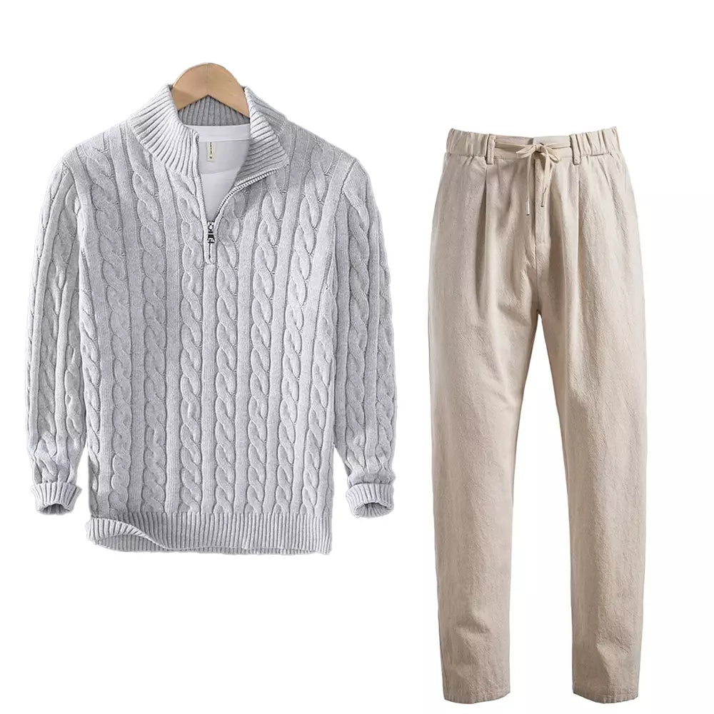Men’s Kensington Sweater with Amalfi Trousers Gift
