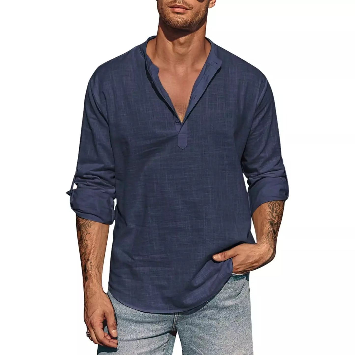 Salerno Men’s Linen Shirt