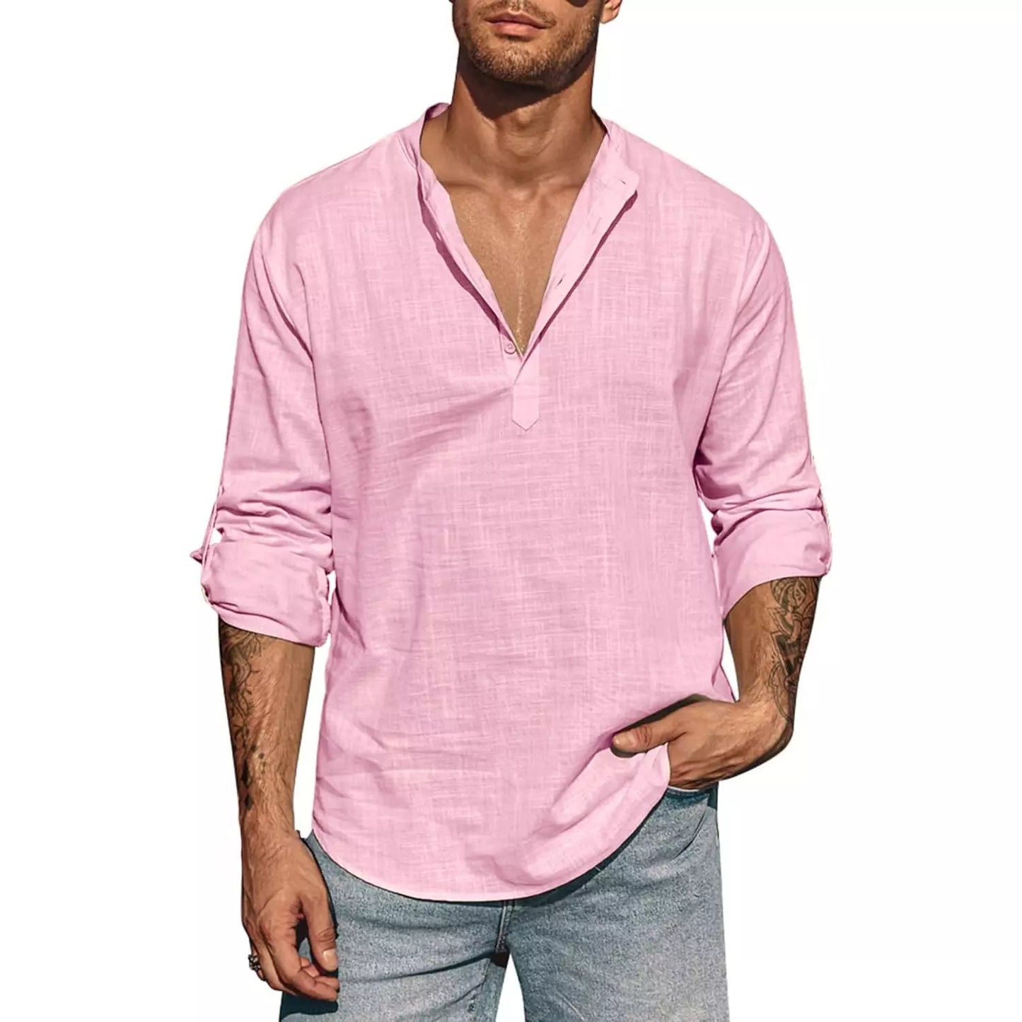 Salerno Men’s Linen Shirt