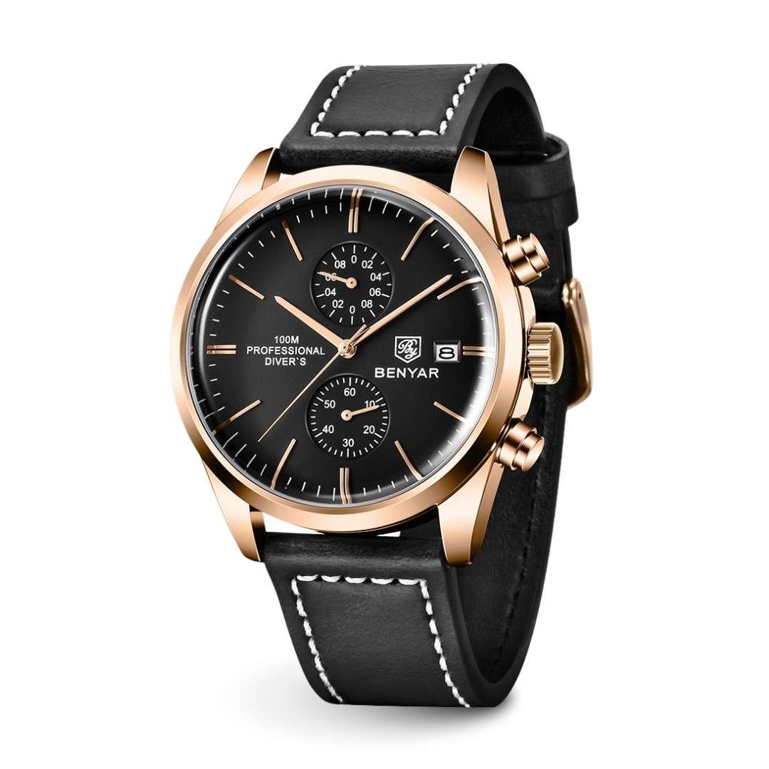 Noir Benyar Men’s Watch