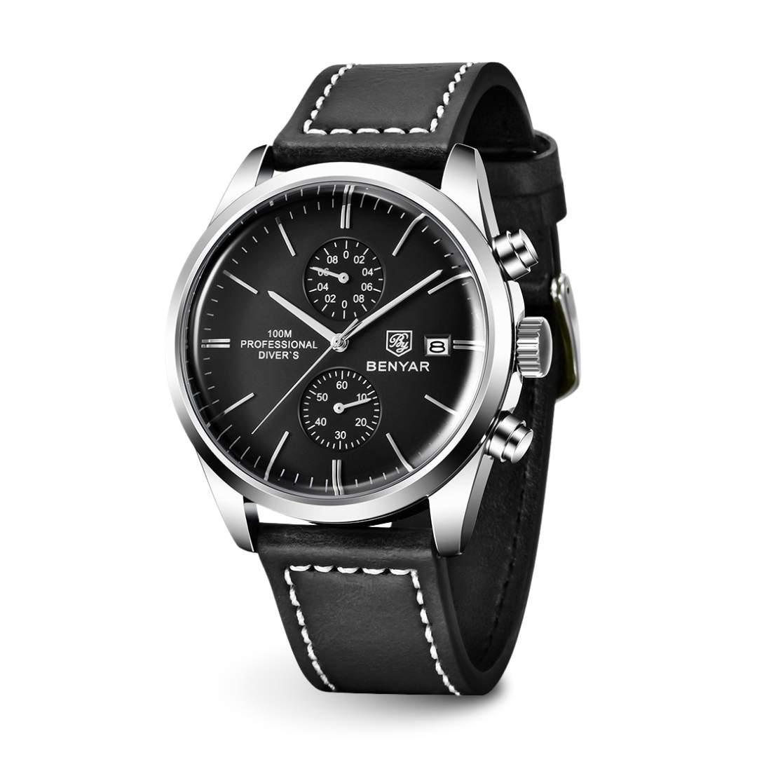 Noir Benyar Men’s Watch
