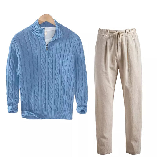 Men’s Kensington Sweater with Amalfi Trousers Gift