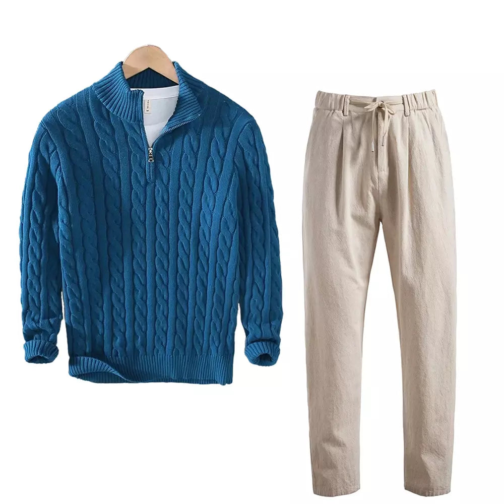 Men’s Kensington Sweater with Amalfi Trousers Gift