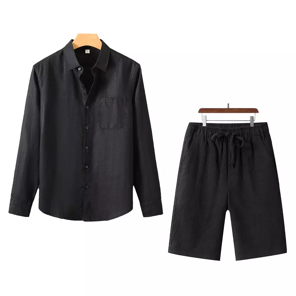 Men’s Riviera Linen Shirt + Free Tulum Linen Shorts