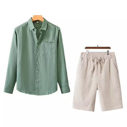 Men’s Riviera Linen Shirt + Free Tulum Linen Shorts