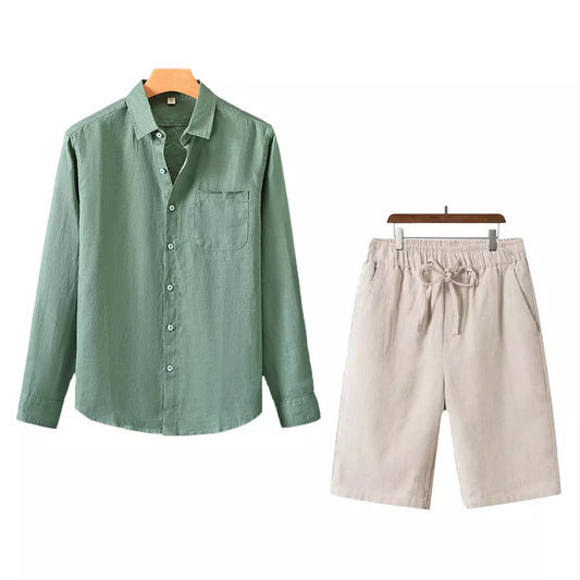 Men’s Riviera Linen Shirt + Free Tulum Linen Shorts