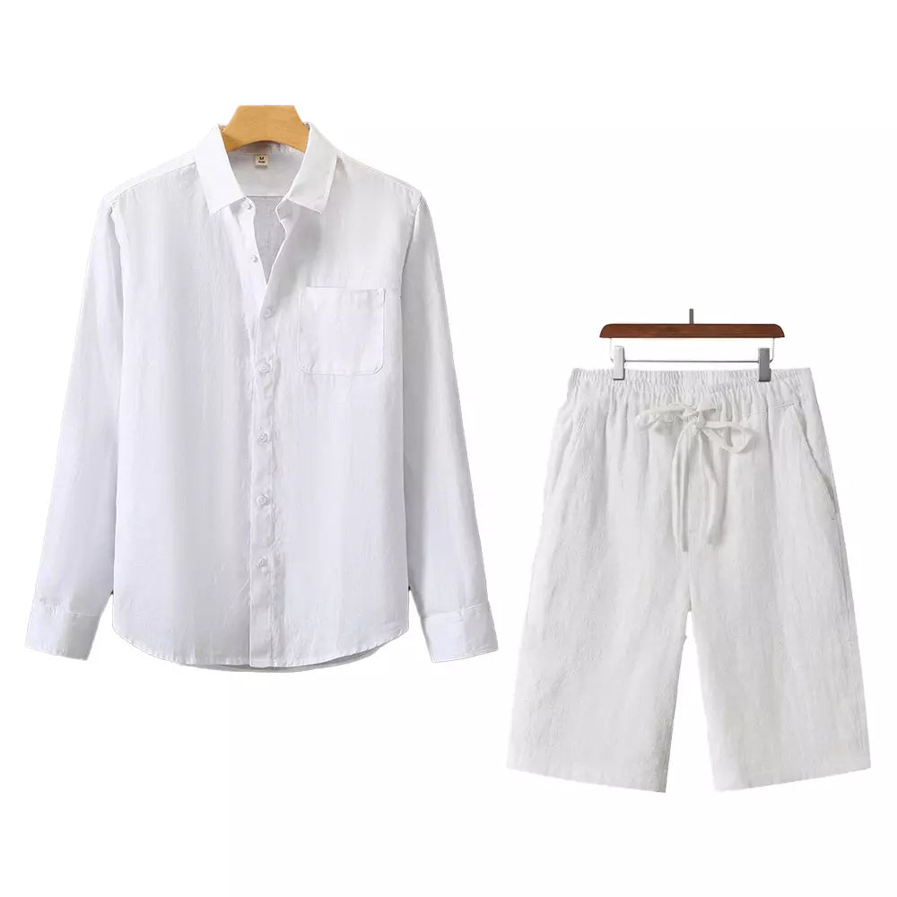 Men’s Riviera Linen Shirt + Free Tulum Linen Shorts