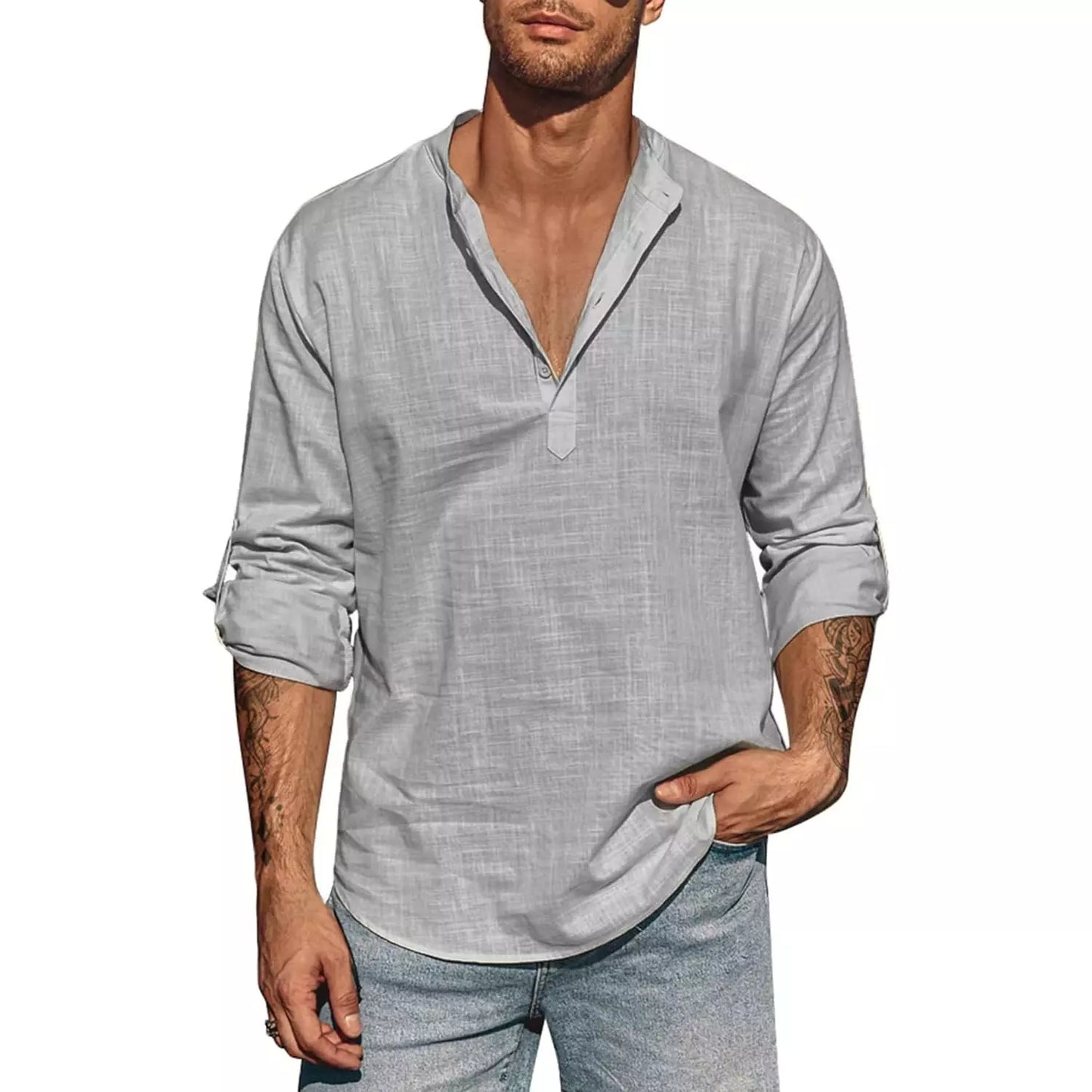 Salerno Men’s Linen Shirt