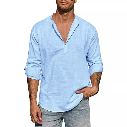 Salerno Men’s Linen Shirt