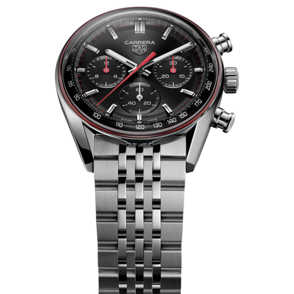 T. H. Carrera Black 41 mm Steel