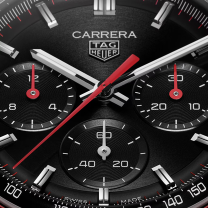 T. H. Carrera Black 41 mm Steel