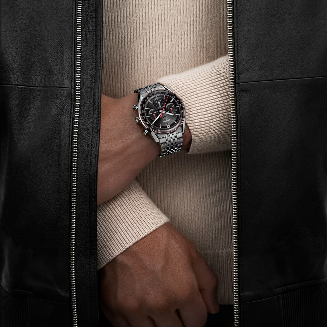 T. H. Carrera Black 41 mm Steel