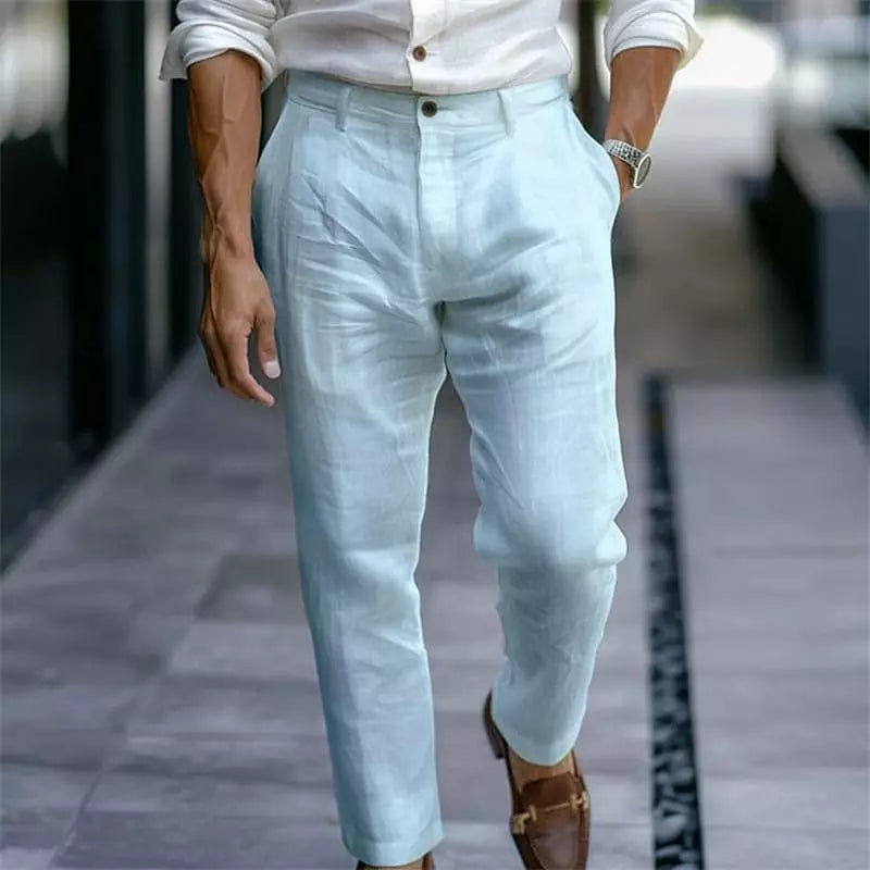 Essenza Men’s Linen Trousers