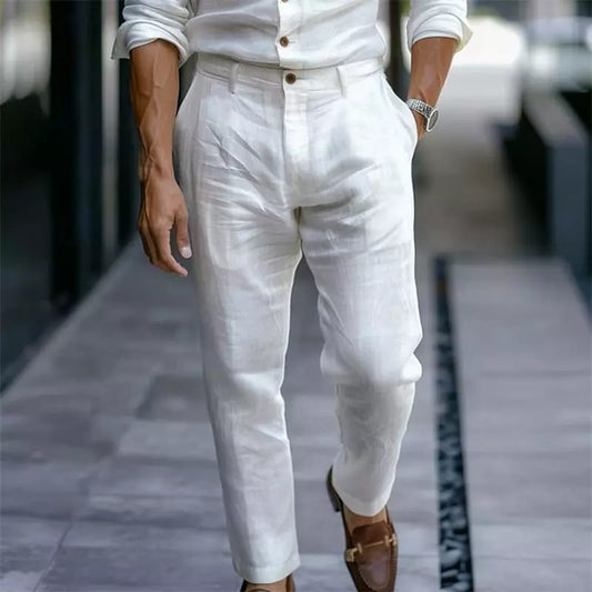 Essenza Men’s Linen Trousers
