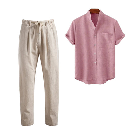 Men’s Amalfi Trousers + Free Sevilla Linen Shirt