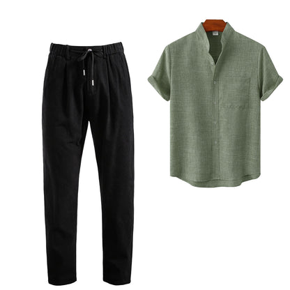 Men’s Amalfi Trousers + Free Sevilla Linen Shirt