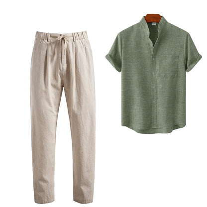 Men’s Amalfi Trousers + Free Sevilla Linen Shirt