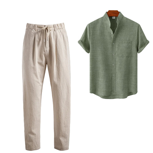 Men’s Amalfi Trousers + Free Sevilla Linen Shirt