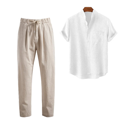 Men’s Amalfi Trousers + Free Sevilla Linen Shirt