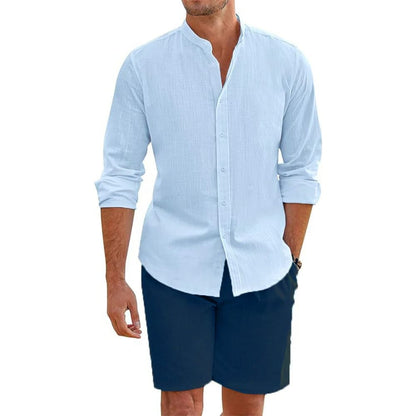 Ravello Men’s Linen Shirt & Shorts Set