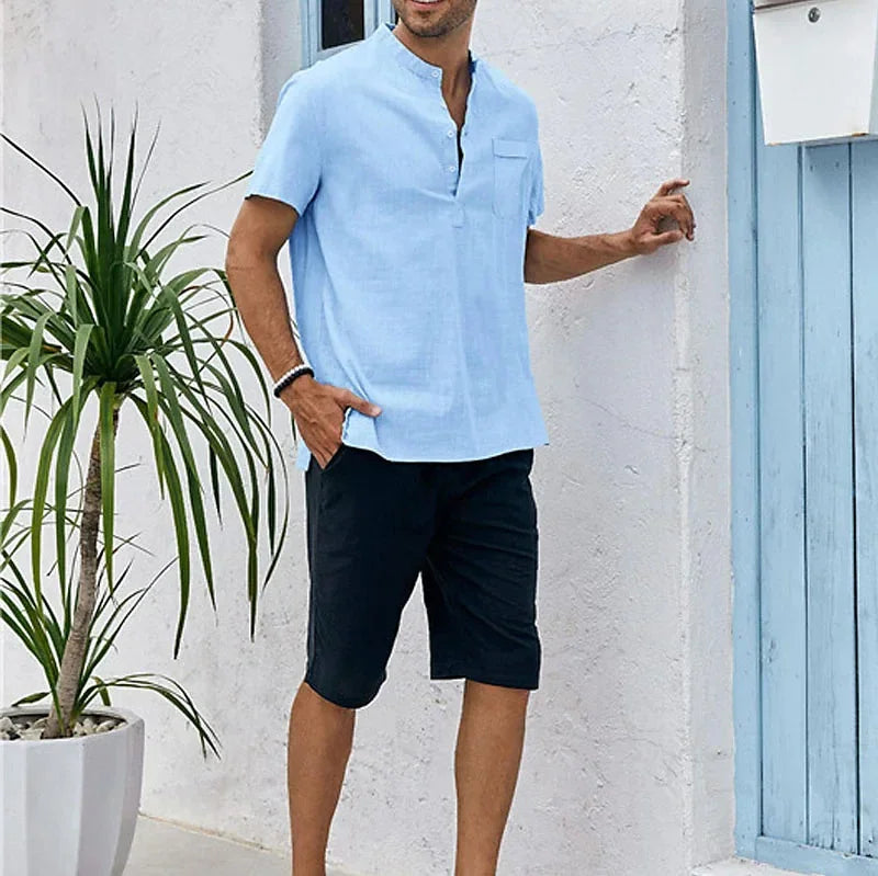 Alba Men’s Linen Shirt