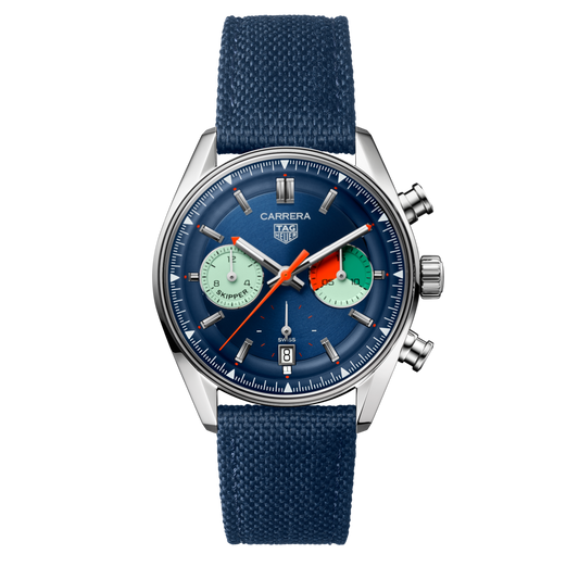 T. H. Carrera Skipper Silver 39 mm