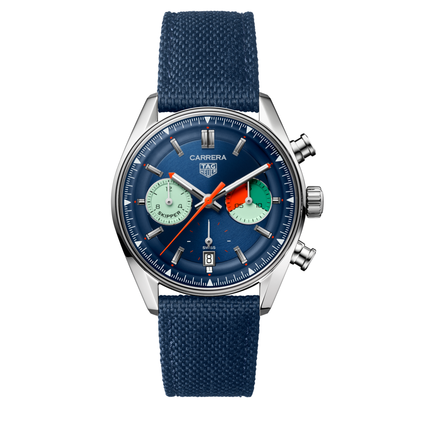 T. H. Carrera Skipper Silver 39 mm